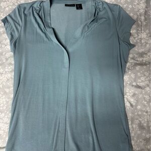 Tahari Light Blue Knit Top